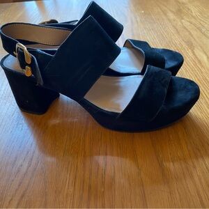 Aresoles suede wedge sandal